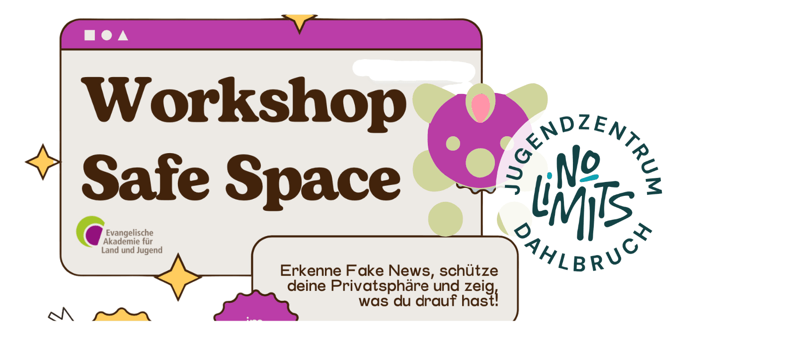 Titelbild für Workshop Safe Space - Mit Zertifikat! (Teil 1 von 2)